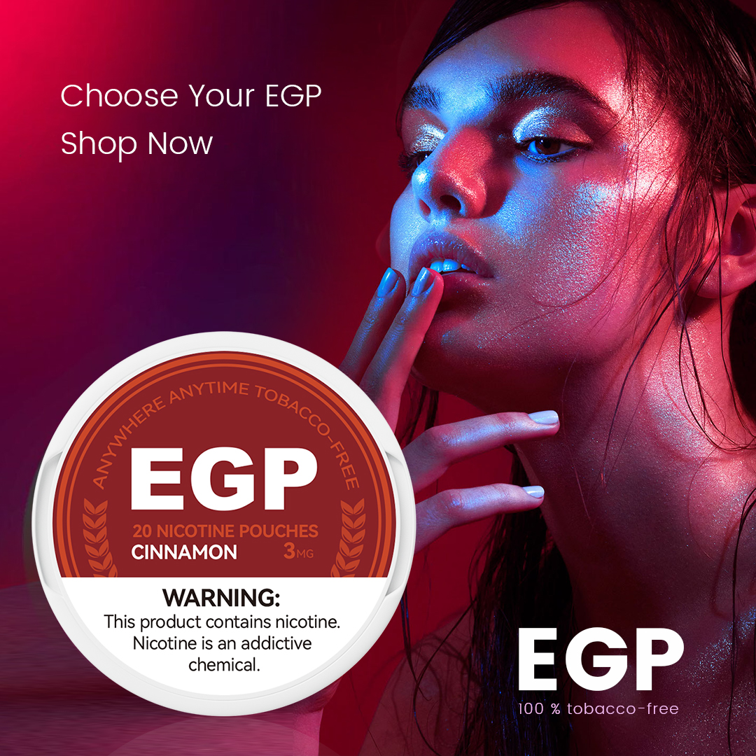 EGP Tobacco-Free Nicotine Pouches – Multiple Flavors | Available in 3mg/6mg/22mg