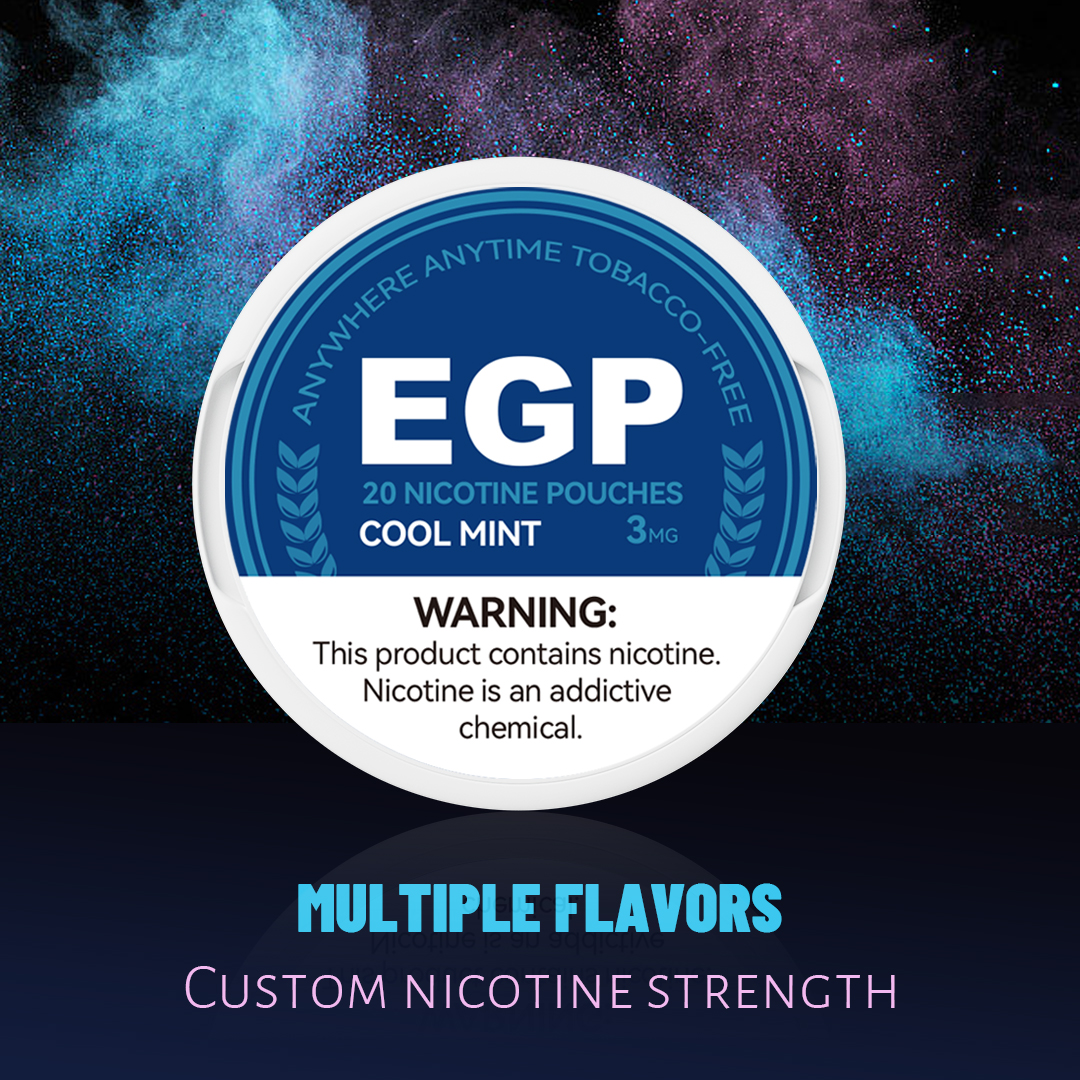 EGP Tobacco-Free Nicotine Pouches – Multiple Flavors | Available in 3mg/6mg/22mg