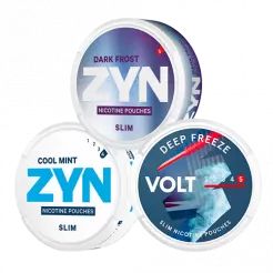 ZYN & VOLT Multi-Flavored Nicotine Pouch Combo – Smokeless Alternative (6mg/8mg/9mg)