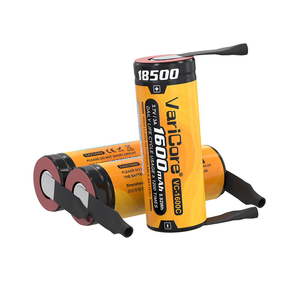 VariCore 18500 1600mAh 3.7V Li-ion Battery VC-1600C-N