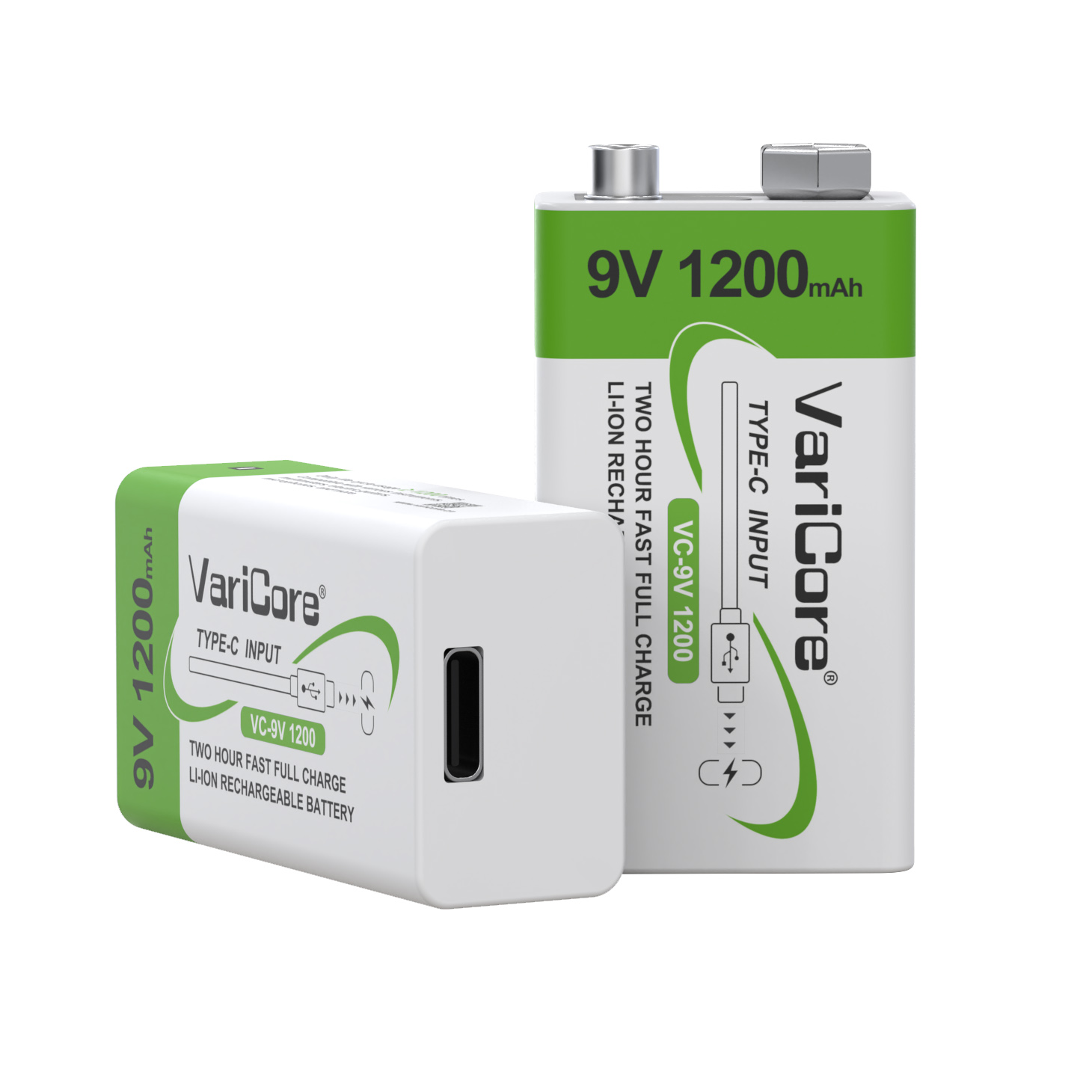 VariCore 9V 1200mAh Li-ion Battery