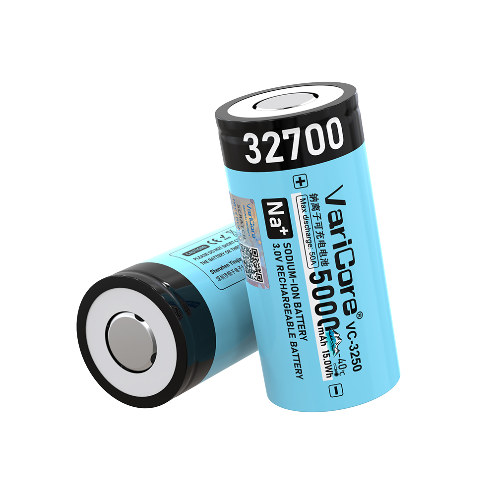 VariCore 32700 5000mAh 3.0V Sodium-ion Battery（Na+） VC-3250 50A discharge