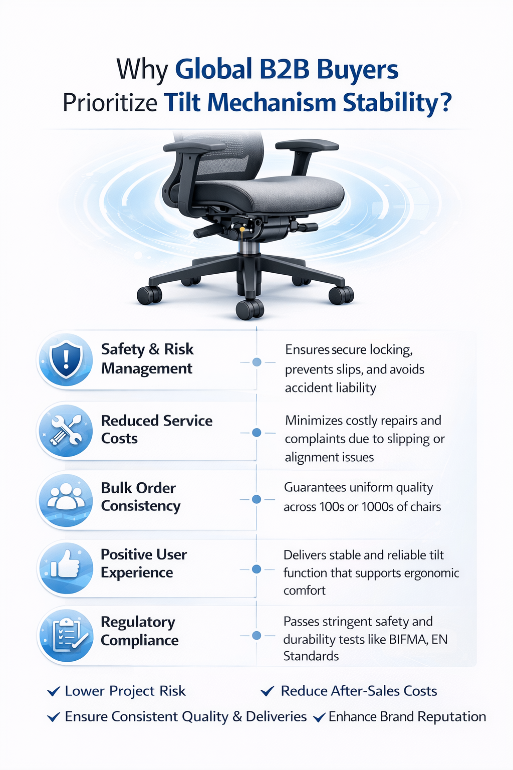 Why Do Global B2B Buyers Prioritize the Stability of Tilt Lock Mechanisms?