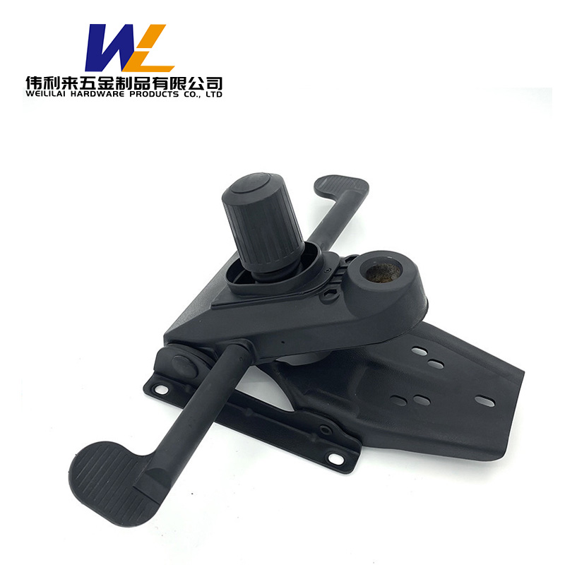 Ergonomic Dual-lever Chair Mechanism with Tension Knob – Electroplated Explosion-proof Steel Seat Base for Office Chairs