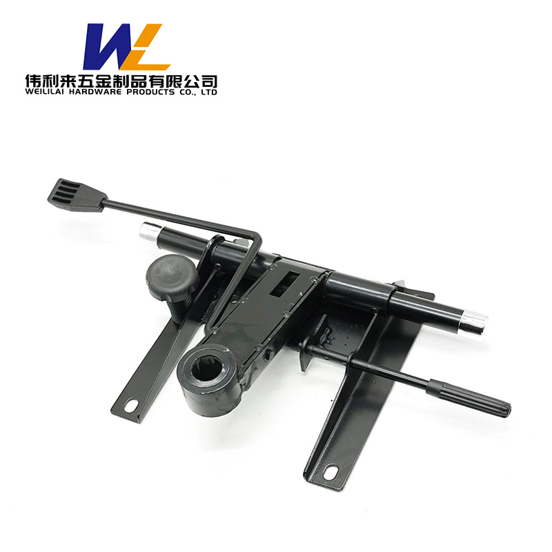 Dual-control Linkage Chair Mechanism – Electroplated Explosion-proof Thickened Steel Seat Base for Office and Computer Chairs