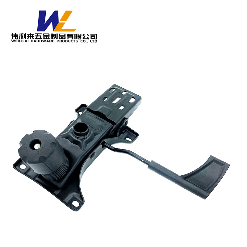 Single-lever Tilt Chair Mechanism with Tension Knob – Electroplated Explosion-proof Steel Seat Base for Office & Computer Chairs