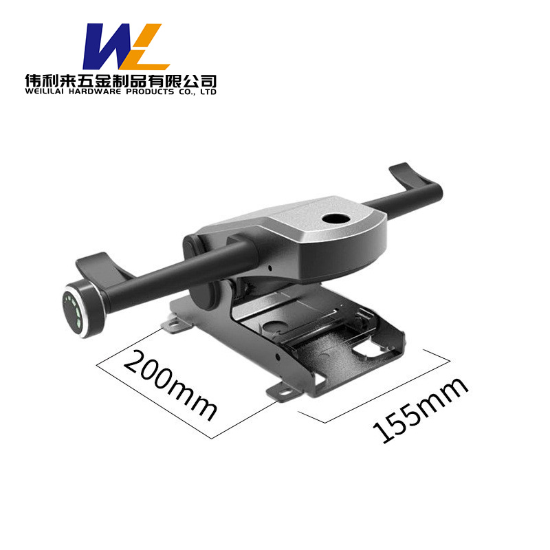 Electroplated Silver Ergonomic Die-cast Aluminum Chair Base – Explosion-proof Thickened Office Computer Chair Base