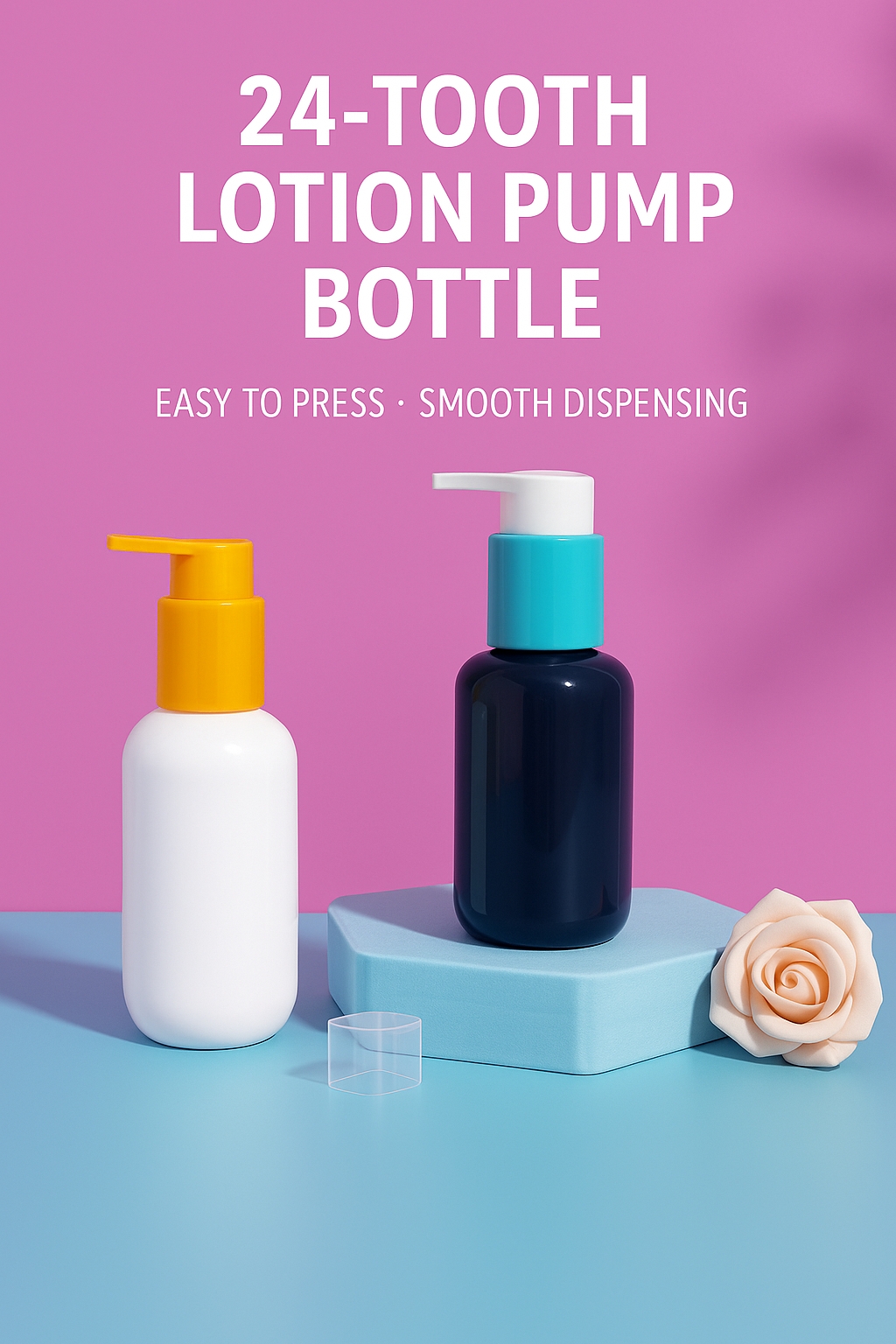 120ml Lotion Pump Bottle – Durable Smooth Dispensing Plastic Container