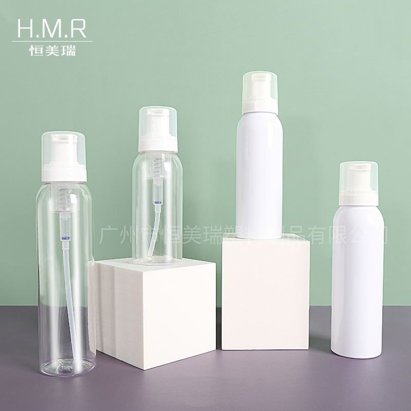 Clear & White Foam Pump Bottles Press Dispenser fo