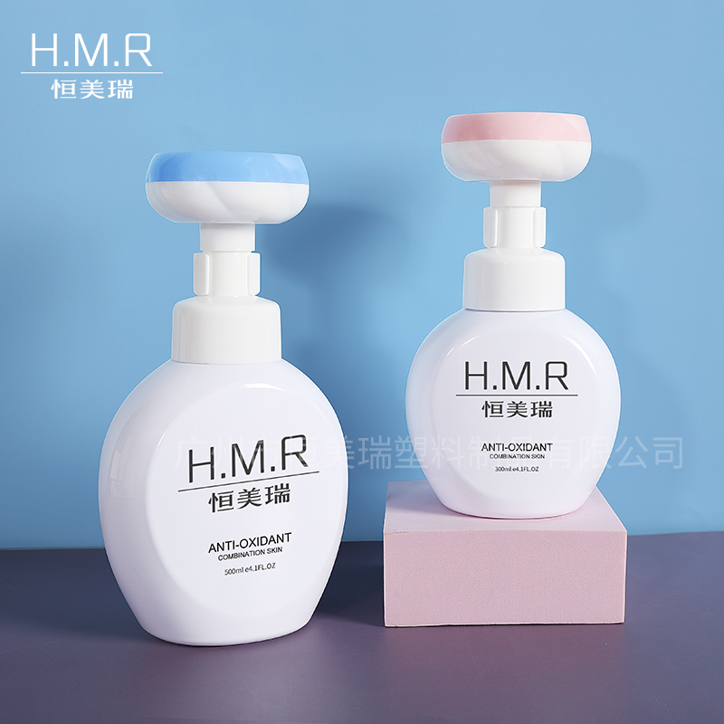 Clear Foam Pump Bottle Refillable Dispenser for Li