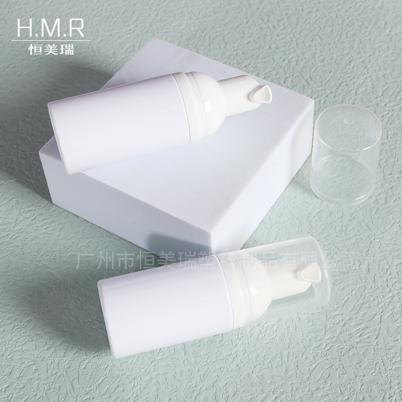 White Foam Pump Bottle Press Dispenser for Facial Cleanser and Liquid Soap  Foaming Toothpaste Pump Bottle 30ml 50ml 60ml 80ml 100ml