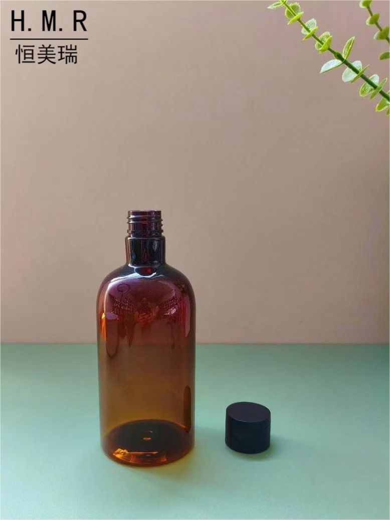 Vintage Travel Refillable Bottles with Press Cap – Transparent and Amber Options