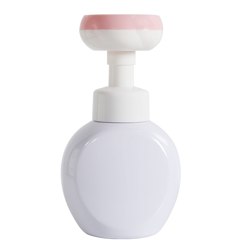 Clear Foam Pump Bottle Refillable Dispenser for Liquid Soap and Facial Cleanser 300ml
