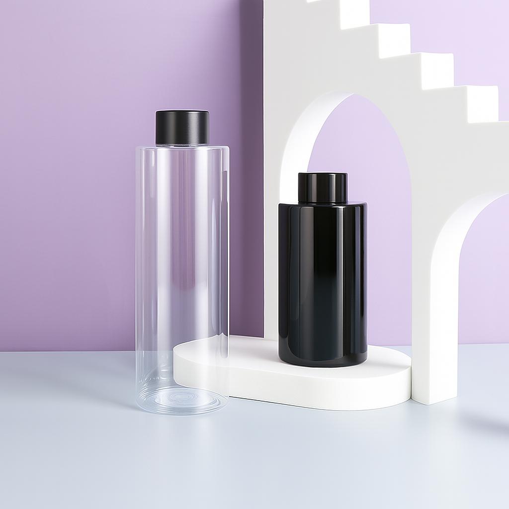 300ml/450ml Cylinder Plastic Bottles