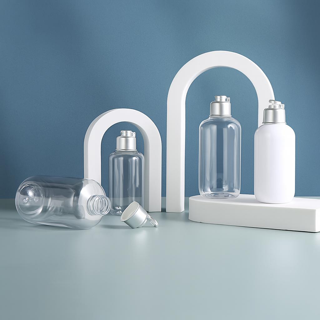 120ml/150ml/200ml/250ml Clear & White Plastic Pump