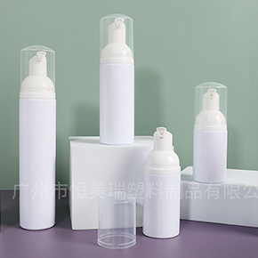White Foam Pump Bottle Press Dispenser for Facial Cleanser and Liquid Soap  Foaming Toothpaste Pump Bottle 30ml 50ml 60ml 80ml 100ml