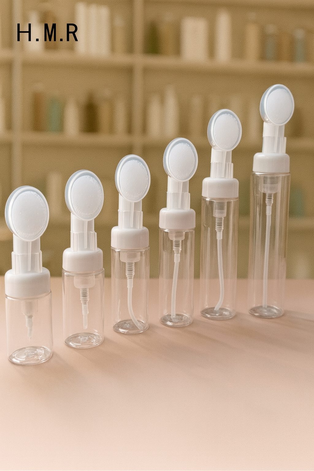 50ml6oml Transparent Foam Cleanser Bottle with Sil