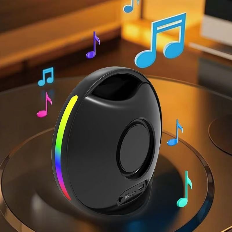 Unique Comet Shape Portable Subwoofer Stereo Sound Custom Logo Wireless  Surround RGB LED Lights15W USB TF Card Speaker