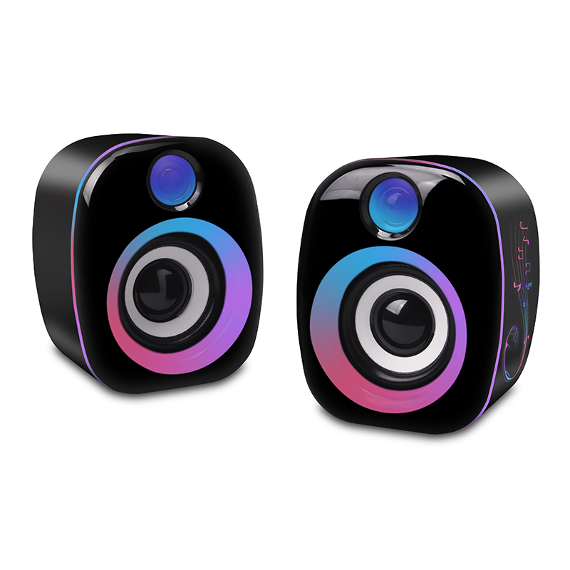 Unique Tech Gadgets USB 2.0 Computer Multifunctional Parlantes De Music Wired Hifi Powered Audio Loud 2.0 Usb Laptop Speaker