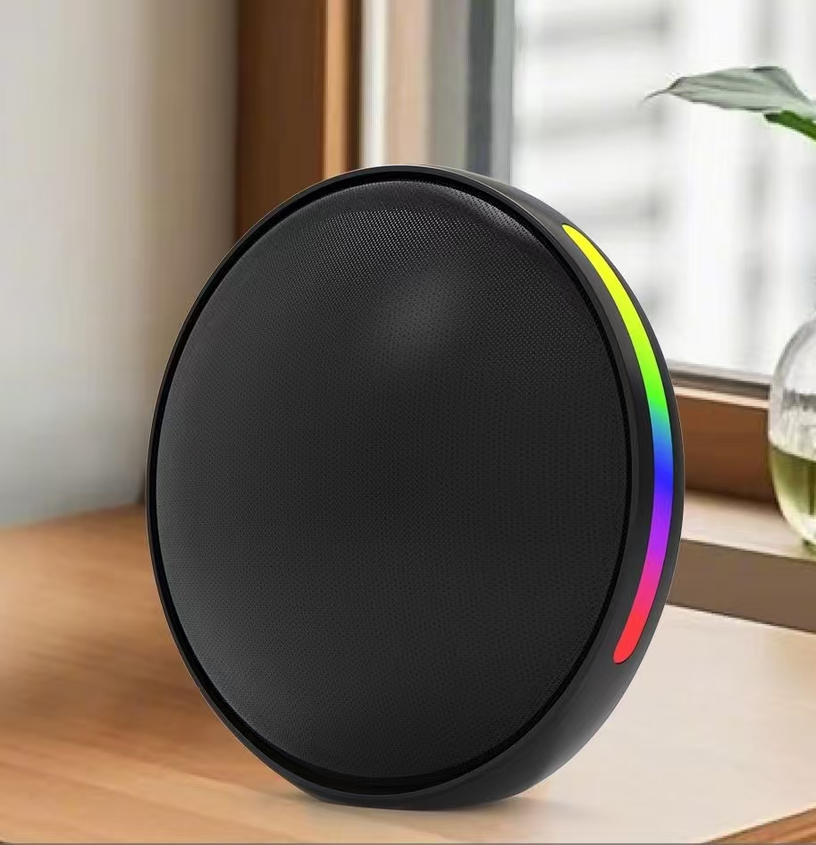 Unique Comet Shape Portable Subwoofer Stereo Sound Custom Logo Wireless  Surround RGB LED Lights15W USB TF Card Speaker