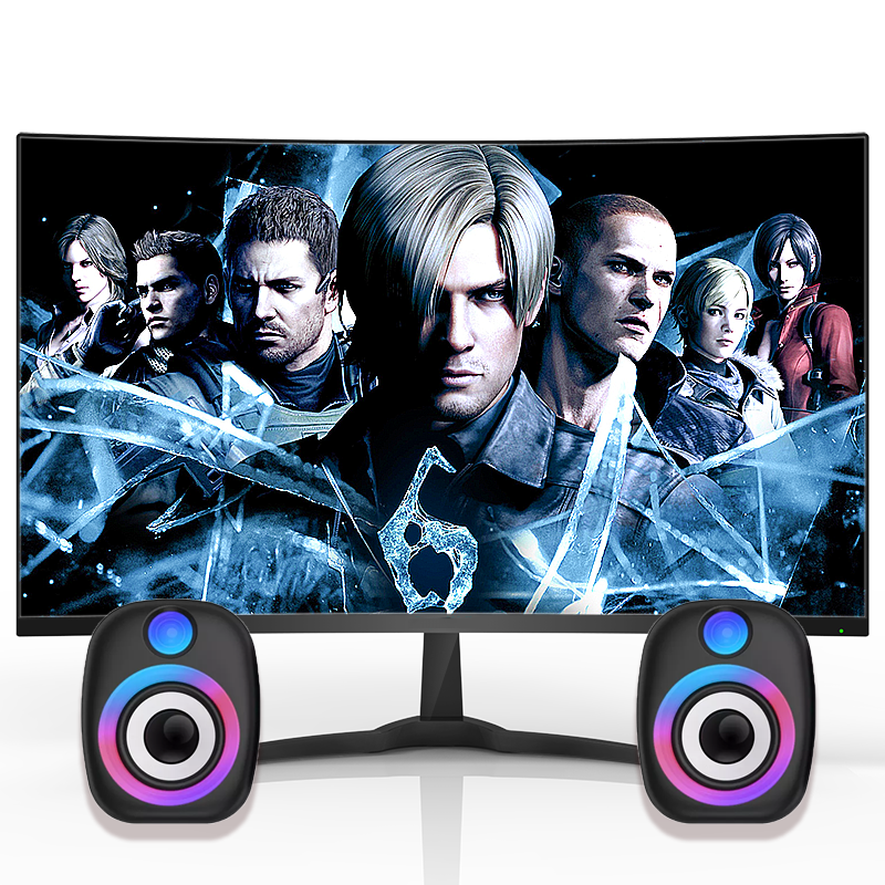 Unique Tech Gadgets USB 2.0 Computer Multifunctional Parlantes De Music Wired Hifi Powered Audio Loud 2.0 Usb Laptop Speaker