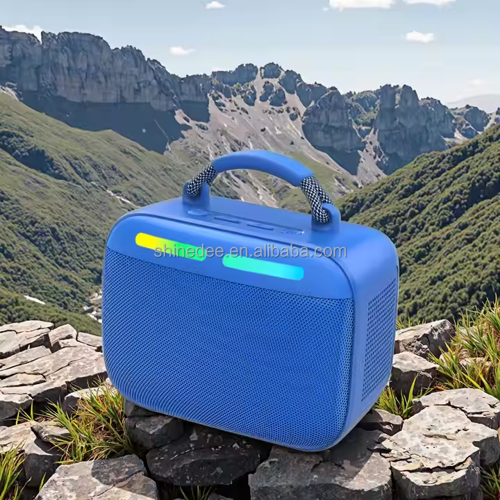 2025 Customized Super Bass  Wireless Microphone Outdoor Waterproof Speaker Subwoofer Uhf System Set for Karaoke Singing