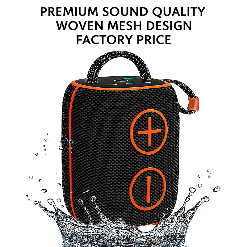 Party Fabric Professional Waterproof Portable Mini Wireless Bass Active Speaker for Outdoors Camping Travel