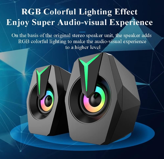 Unique Gadgets China  2.0 USB Powered Subwoofer Speaker Creative Computer Game PC Portable With USB Port Speaker