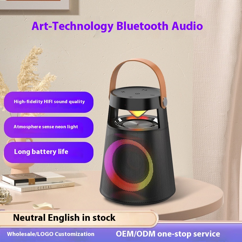 Universal Portable Music Stereo Sound IPX5 Rainproof More RGB Modes Wireless Speaker for Home Bathroom Party Outdoor