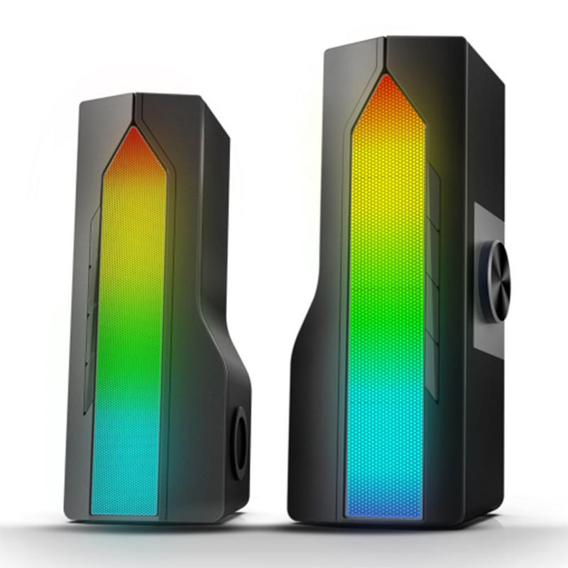 Factory Customize Detachable Rgb Light  Desktop Super Bass Coaxial Speaker 12 Inch Gaming Subwoofer