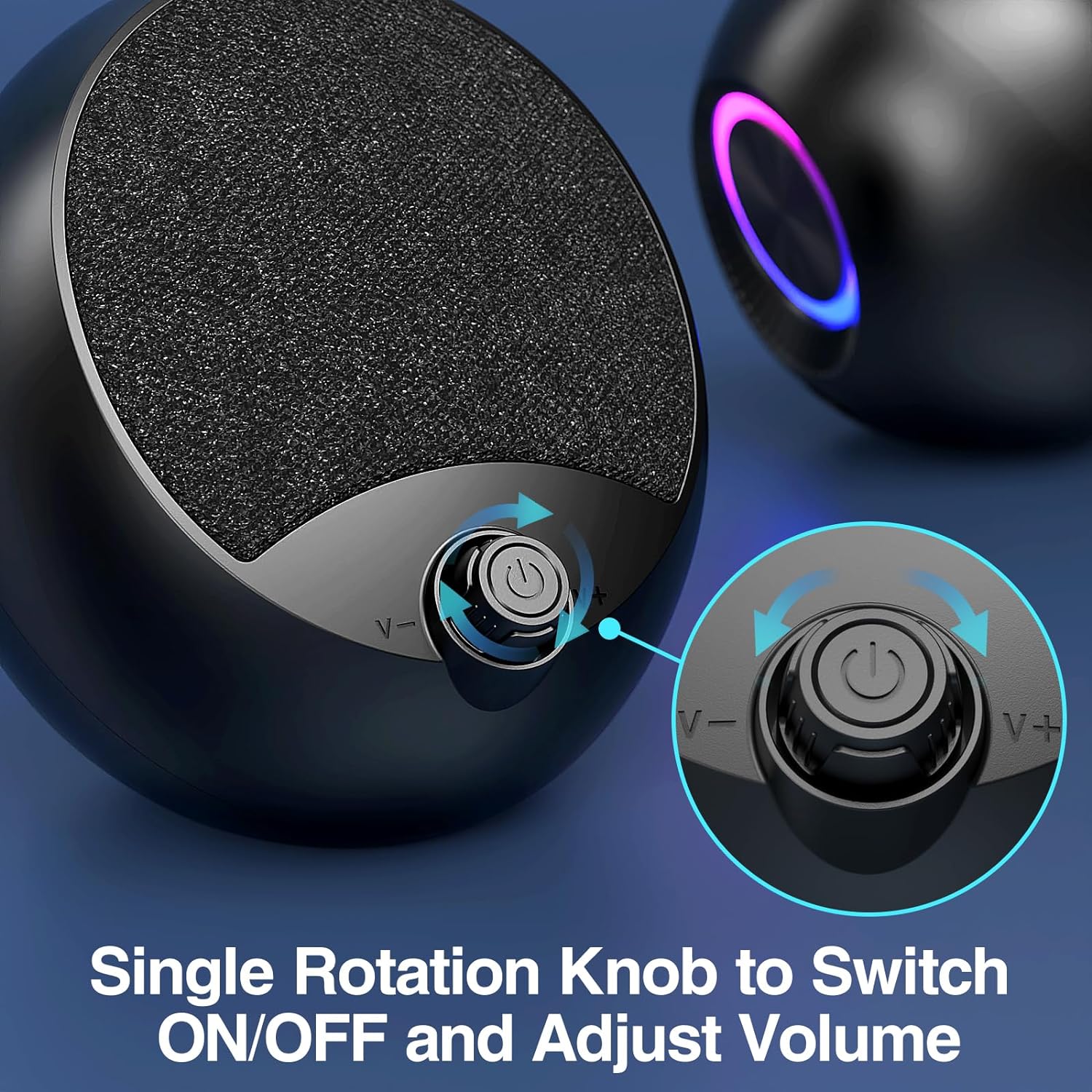 New Fashion Design Computer Fabric 2.0 Rgb Gaming USB Wired Home Office Game Audio Desktop PC Gaming Speakers Altavoces