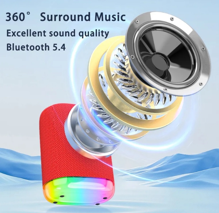 Mini Portable Dj Digital Active Laser Sound Line Array Wireless Polk Audio Speakers Karaoke Amplifier Module System Loud