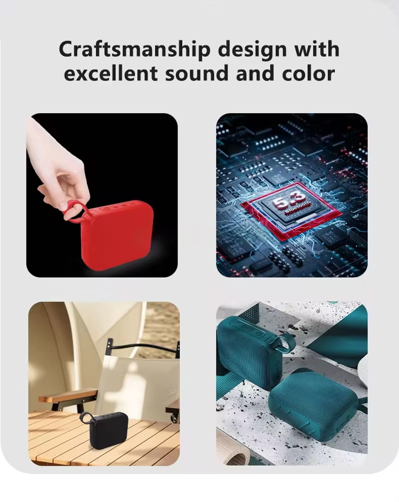 Cool Tech Gadgets PortableMini Waterproof Outdoor Wireless Speaker Party Speaker for Home Travel Hiking