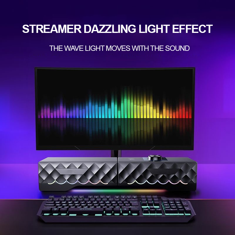  Speaker Distributor Mp3 Player  Music Powered 15 Inci Diy 2in1 Rgb Light Gaming Soundbar