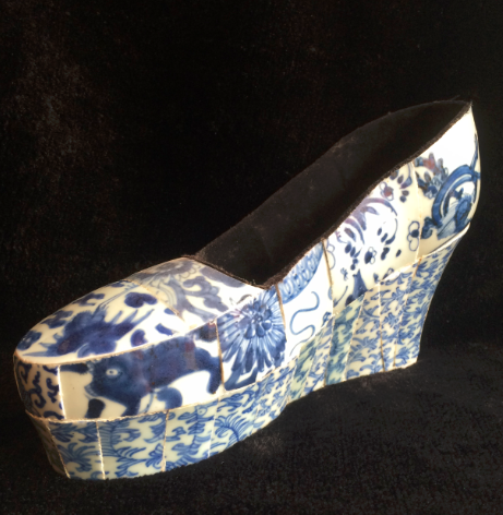 青衣系列——青花瓷高跟鞋