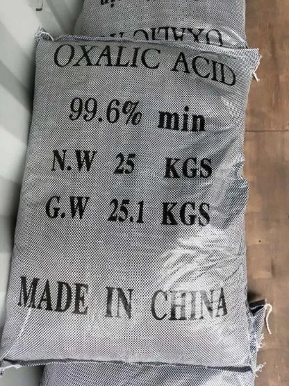 Organic Chemical White Crystal Powder 99.6% Oxalic Acid Tech Grade Industrial Grade Dihydrate Oxalate Acid for Cleaning Agent