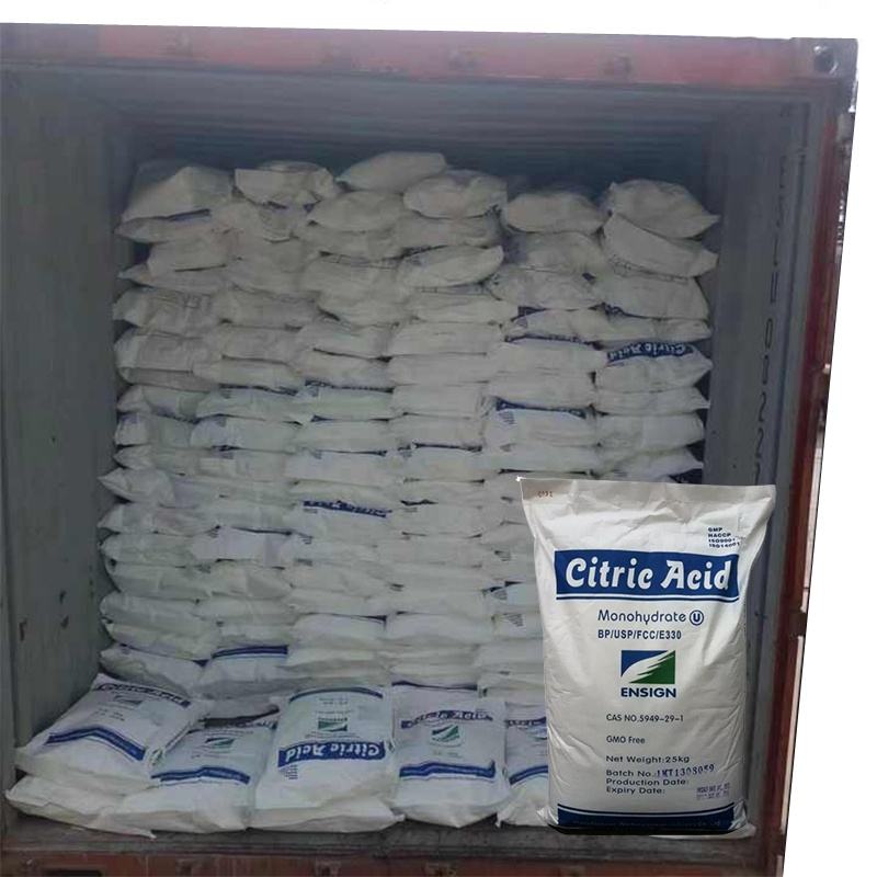 High Purity Citric Acid Monohydrous and Anhydrous for Food Additives CAS77-92-9