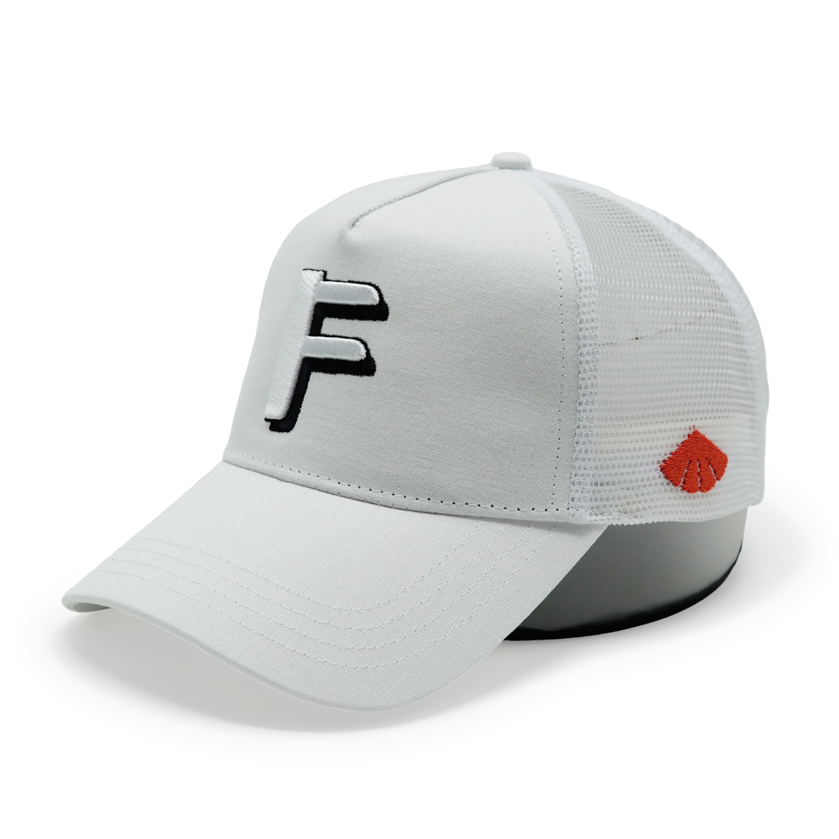 Custom Letter Cotton Trucker Hat – Multi-Color Mesh Back Cap