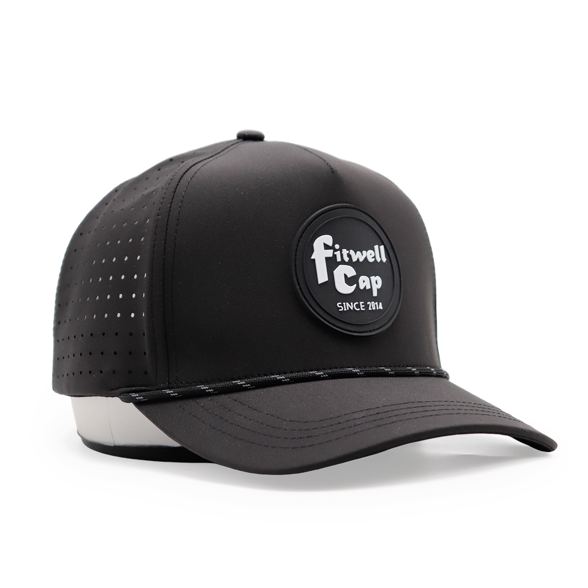 Fitwell Laser Perforated Baseball Cap – Breathable Sports Hat, Adjustable Snapback, Unisex