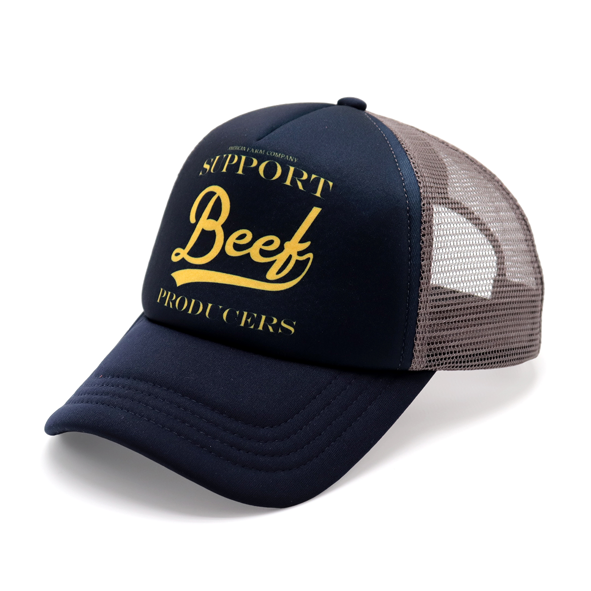 Support Dairy Farmers Foam Print Trucker Cap Adjustable Mesh Baseball Hat for Men and Women