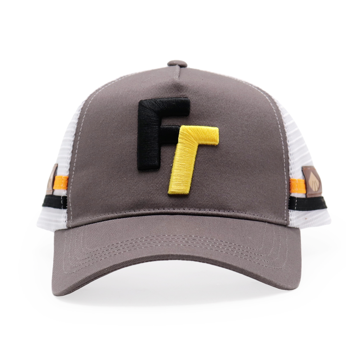FITWELL 3D Embroidered FT Trucker Hat – Sporty Mesh Baseball Cap