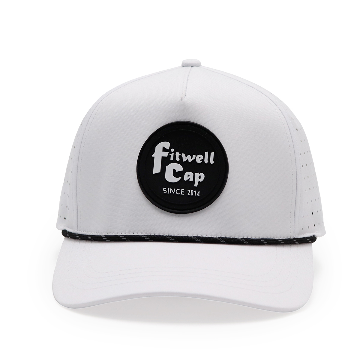 Fitwell Laser Perforated Baseball Cap – Breathable Sports Hat, Adjustable Snapback, Unisex