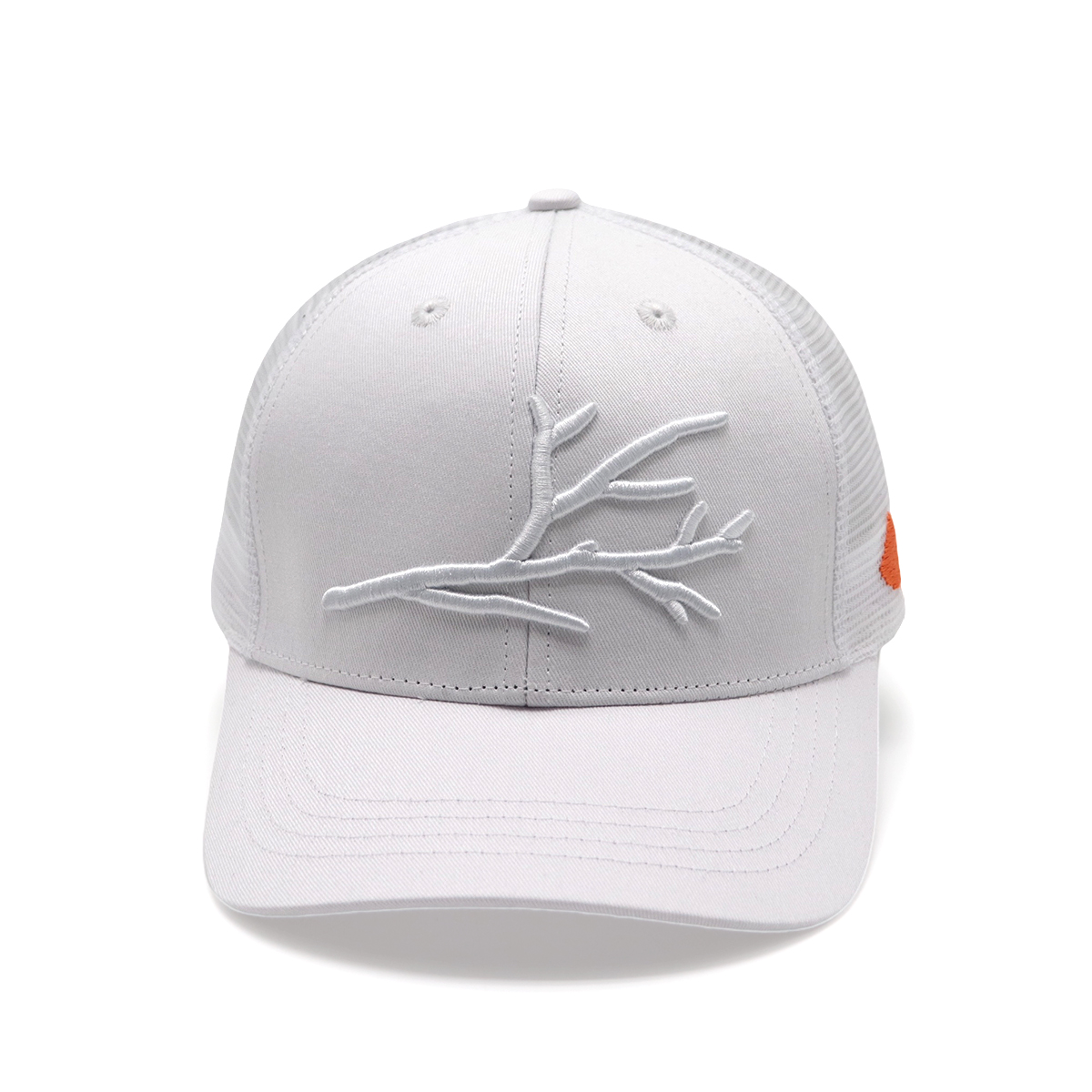 3D Branch Embroidery Mesh Trucker Hat | Minimalist Unisex Baseball Cap