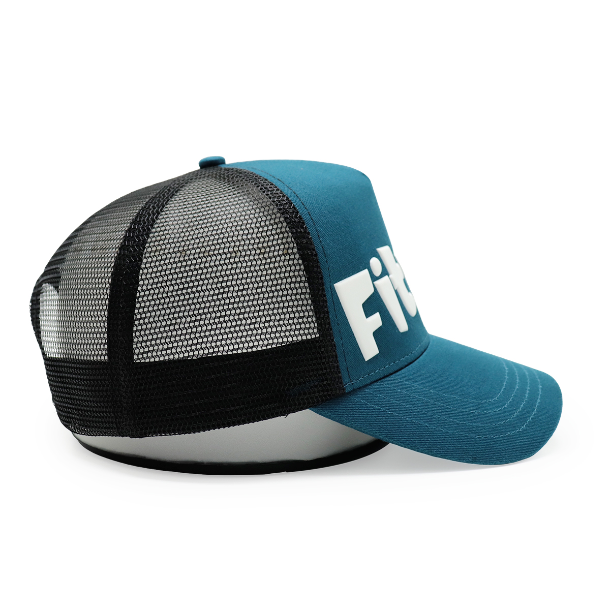 Fitwell High Frequency 3D Logo Trucker Cap, Custom Embossed Mesh Hat, Sports & Casual, Multiple Colors
