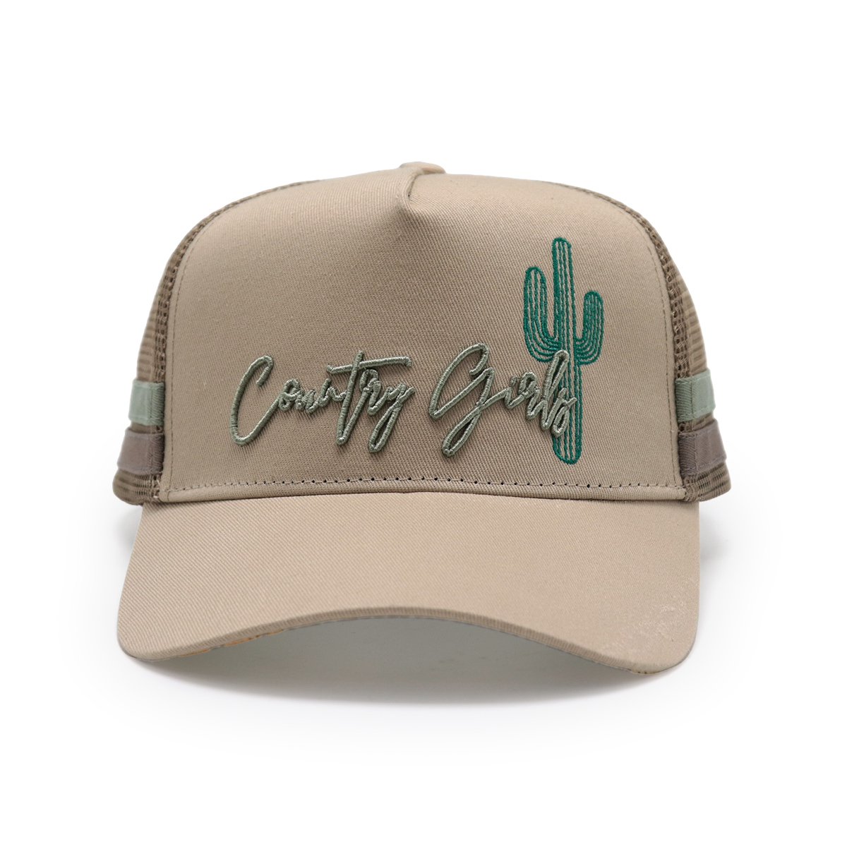Design Your Own Logo Foam Mesh Back Caps - 5 Panel Custom Trucker Hat with 3D Puff Embroidery & Rope Detail