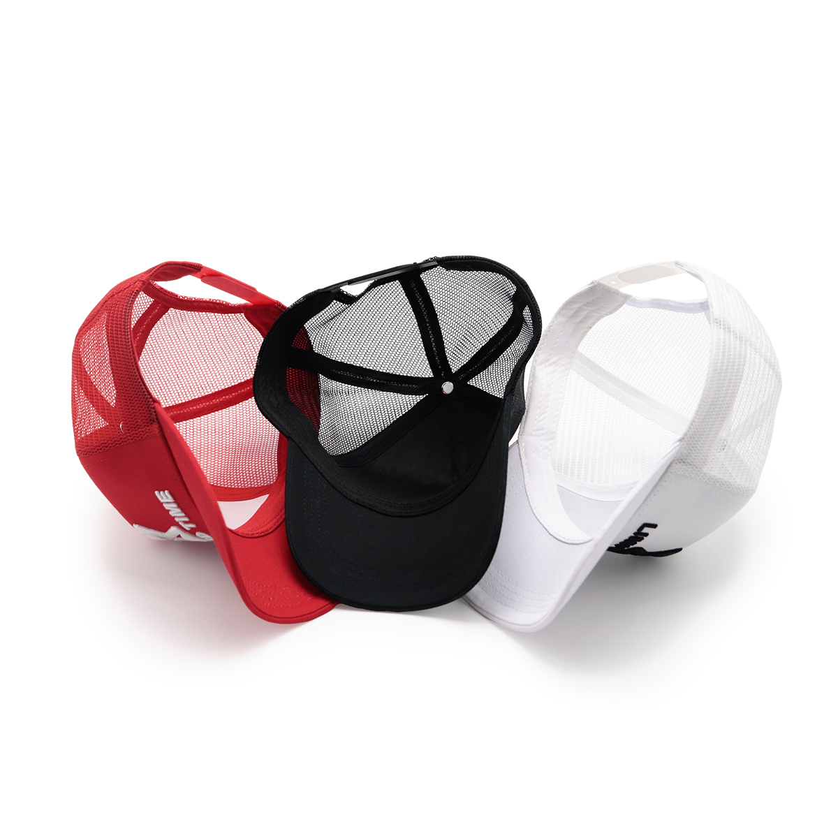 LIMITED TIME 3D Embroidered Logo Curved Brim Mesh Trucker Cap