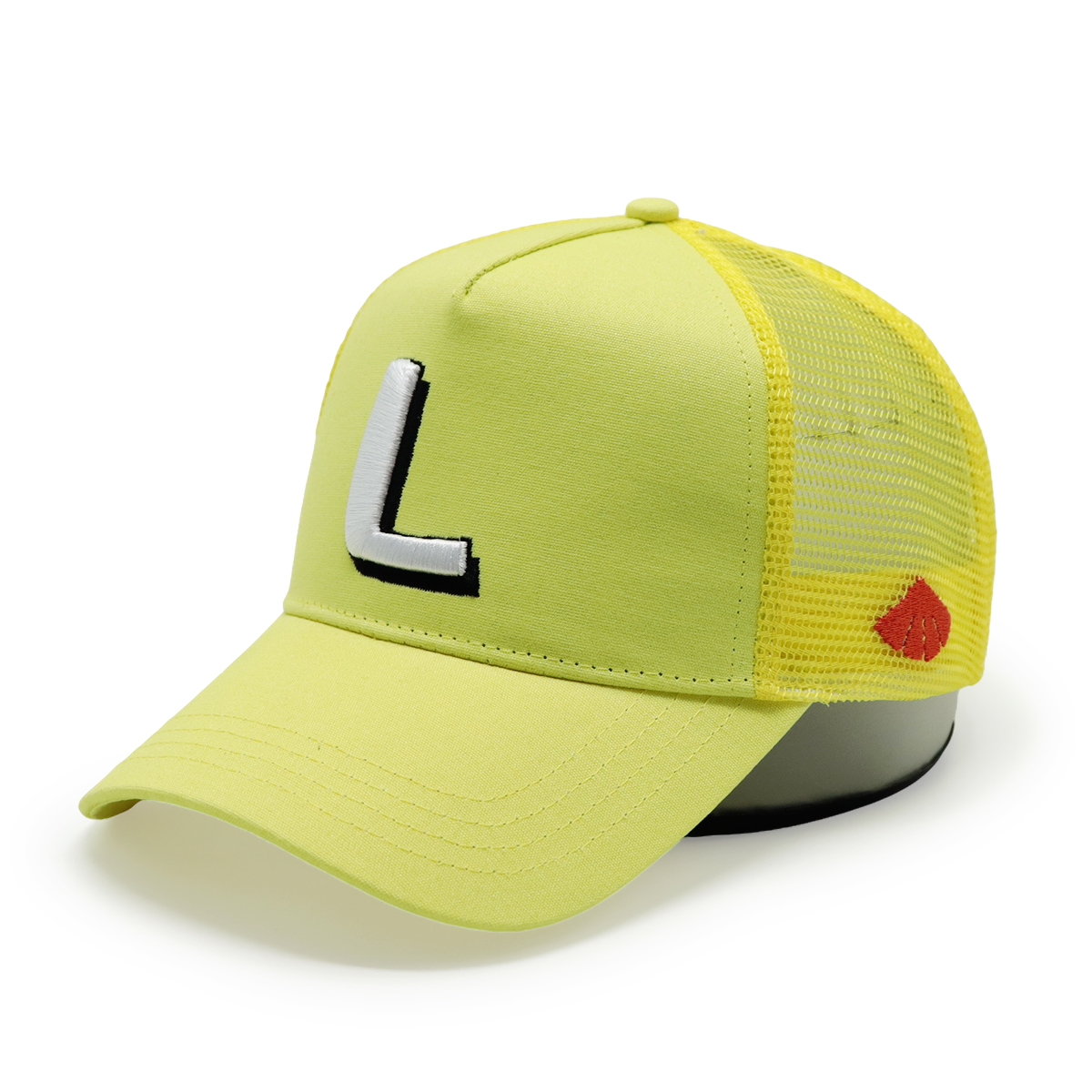 Colorful FITWELL Mesh Trucker Cap Set – 3D Letter Patch Baseball Hats (7 Styles)