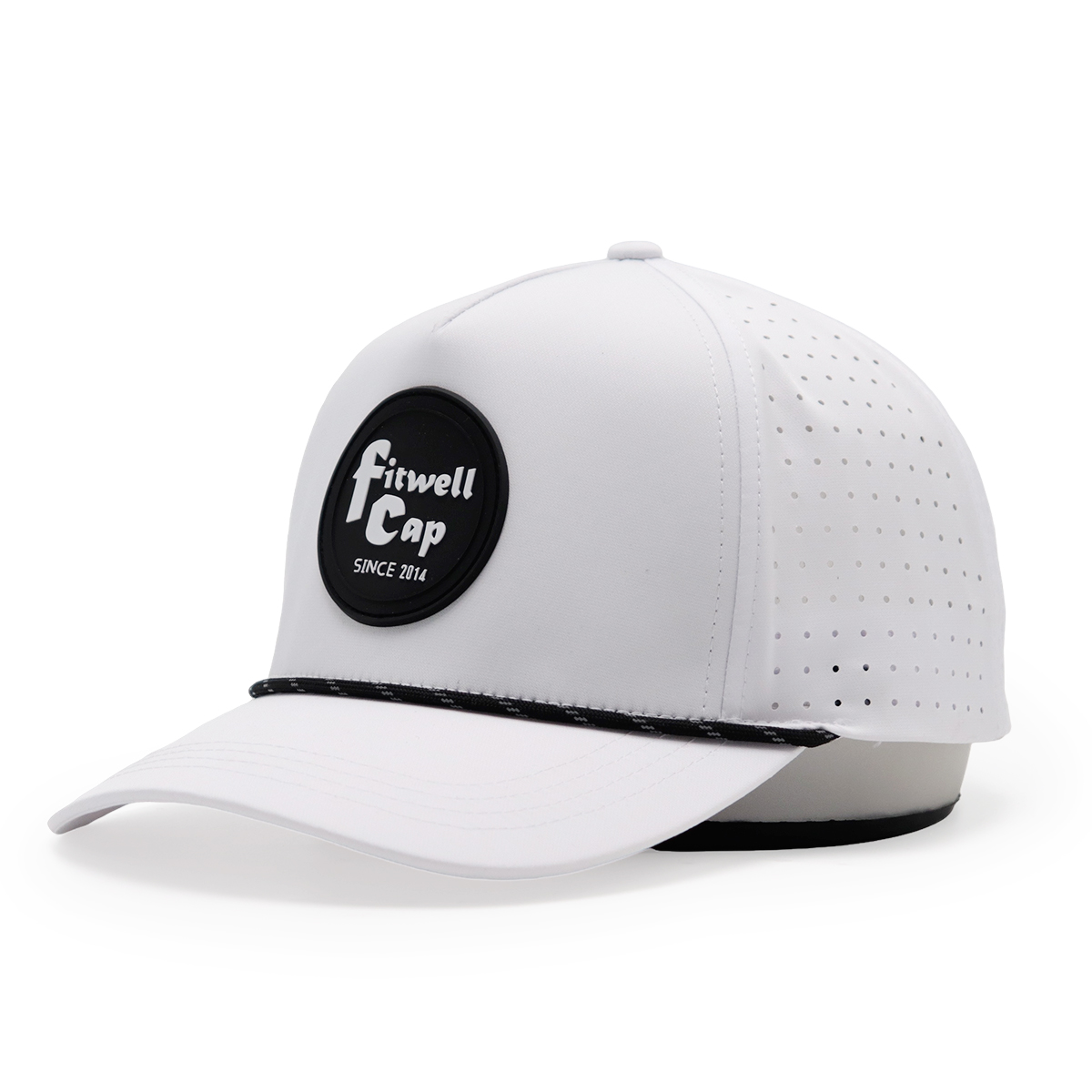 Fitwell Laser Perforated Baseball Cap – Breathable Sports Hat, Adjustable Snapback, Unisex