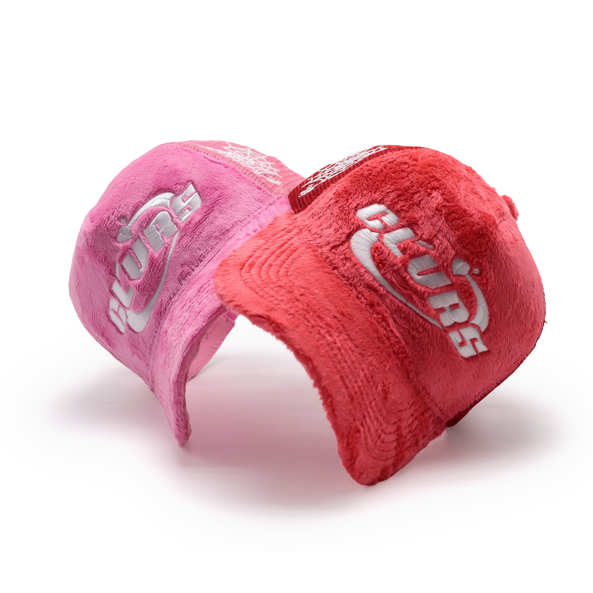 Curved Brim Custom Trucker Hats – Plush Embroidery Mesh Cap for Men & Women