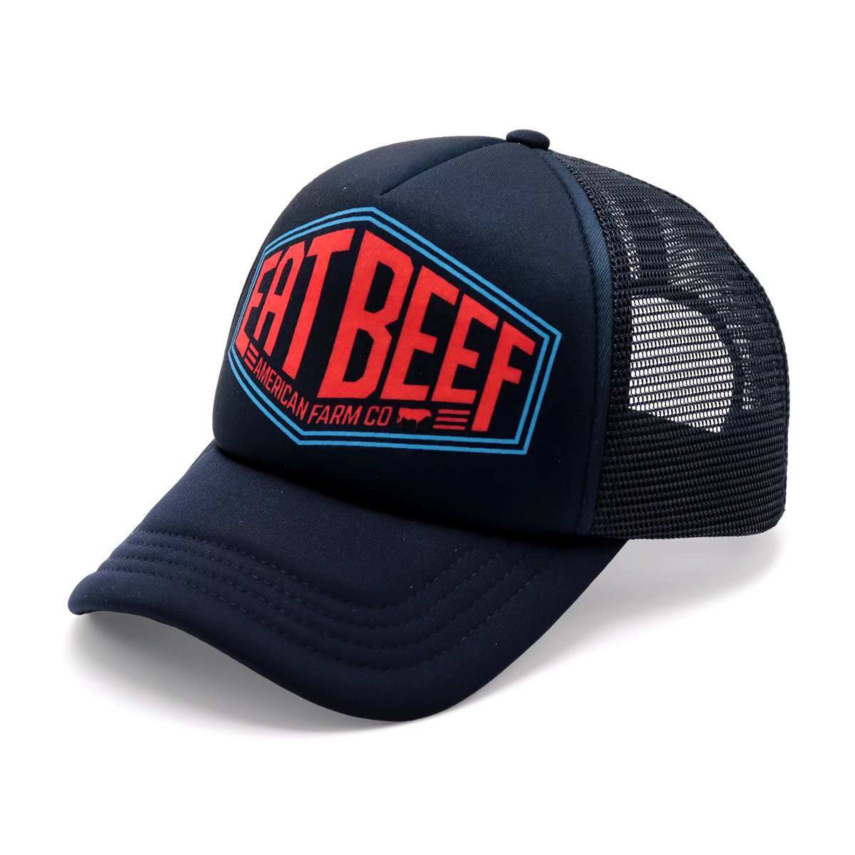 Support Dairy Farmers Foam Print Trucker Cap Adjustable Mesh Baseball Hat for Men and Women